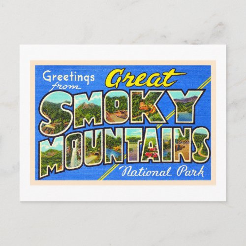 Great Smoky Mountains Vintage Postcard