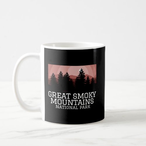 Great Smoky Mtns Long Sleeve Tee Smoky Mountains S Coffee Mug