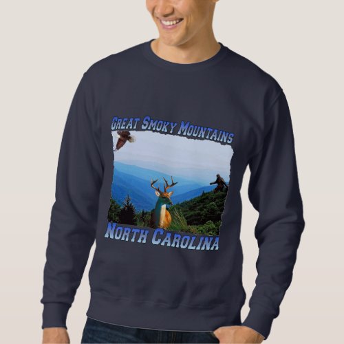 Great Smoky Mtns North Carolina Adult Sweatshirt