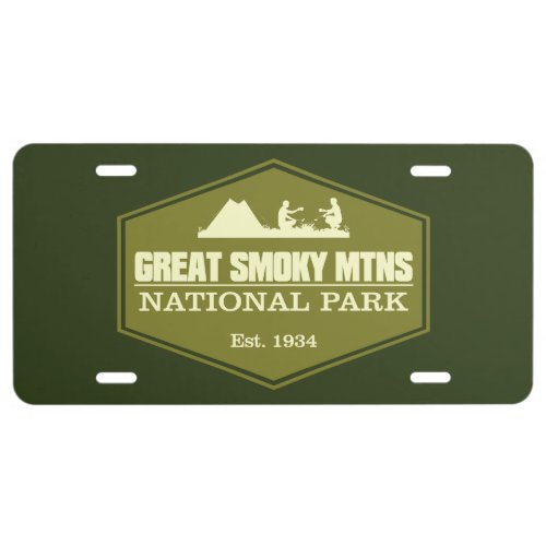 Great Smoky Mtns NP 3 License Plate