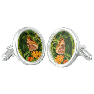 Great-spangled Fritillary Butterfly Cufflinks