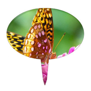 Great Spangled Fritillary Cake Topper