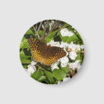 Great Spangled Fritillary on Mountain Laurel Magnet