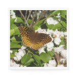 Great Spangled Fritillary on Mountain Laurel Napkins