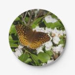 Great Spangled Fritillary on Mountain Laurel Paper Plates