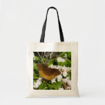 Great Spangled Fritillary on Mountain Laurel Tote Bag