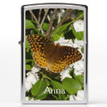 Great Spangled Fritillary on Mountain Laurel Zippo Lighter