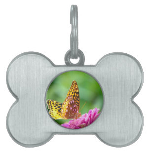 Great Spangled Fritillary Pet Name Tag