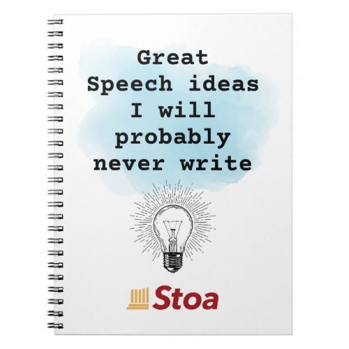 Great Speeches Stoa  Notebook