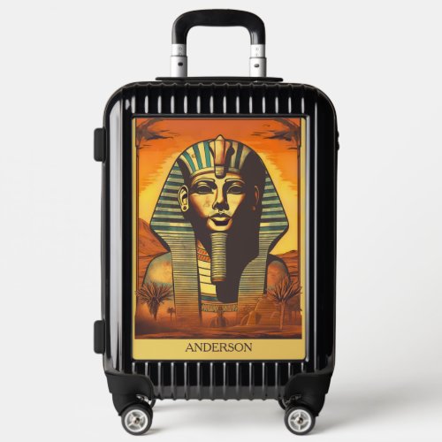 Great Sphinx Egypt Vintage Travel Poster Luggage