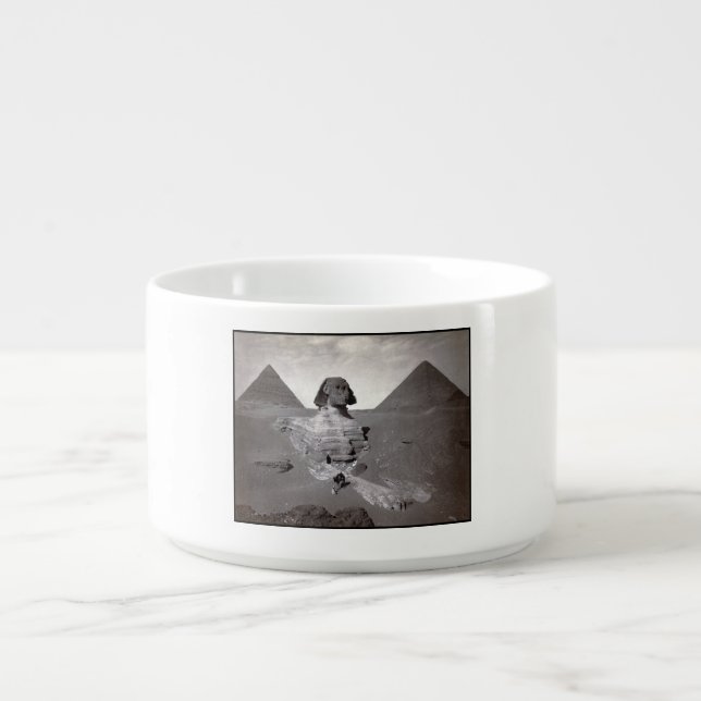 Great Sphinx & Giza Pyramids Necropolis Egypt Bowl (Center)