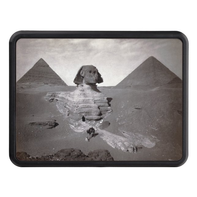 Great Sphinx & Giza Pyramids Necropolis Egypt Hitch Cover (Front)