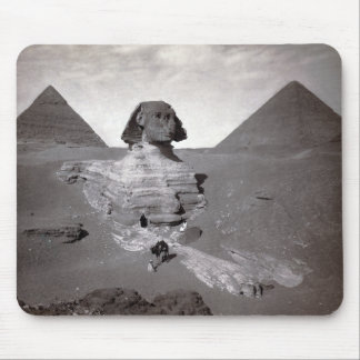 Great Sphinx & Giza Pyramids Necropolis Egypt Mouse Pad