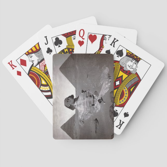 Great Sphinx & Giza Pyramids Necropolis Egypt Poker Cards (Back)