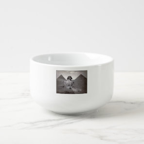 Great Sphinx & Giza Pyramids Necropolis Egypt Soup Mug