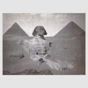 Great Sphinx & Giza Pyramids Necropolis Egypt Tissue Paper