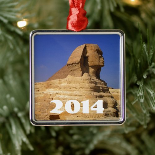 Great Sphinx of Giza Egypt Metal Ornament