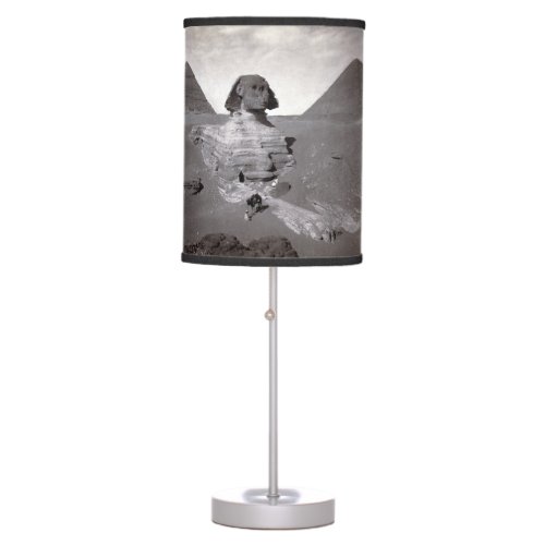 Great Sphinx of Giza Necropolis and Pyramids Table Lamp