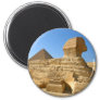 Great Sphinx of Giza with Khafre pyramid - Egypt Magnet
