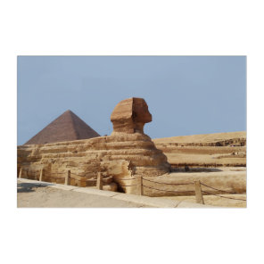 Great Sphinx on the Giza plateau. Egypt, August 20 Acrylic Print