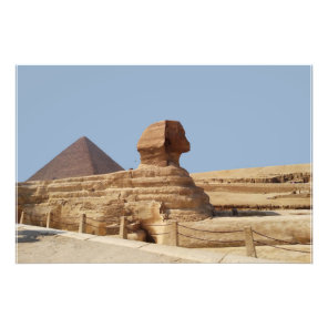 Great Sphinx on the Giza plateau. Egypt, August 20 Photo Print