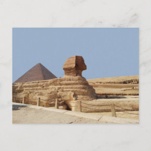 Great Sphinx on the Giza plateau. Egypt, August 20 Postcard