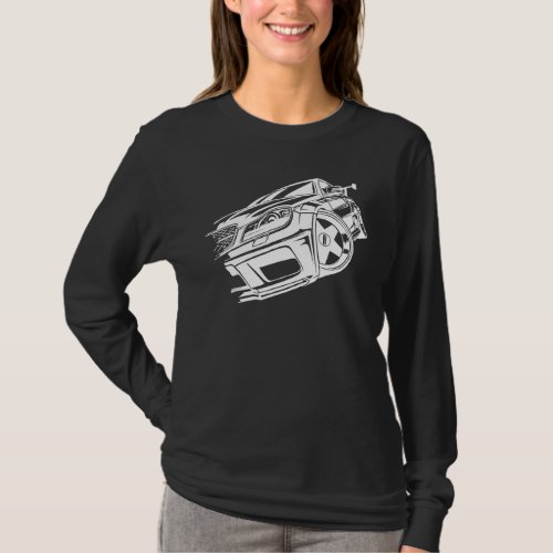Great Sports Car  Automobile Tire Racing Racer 1 T_Shirt