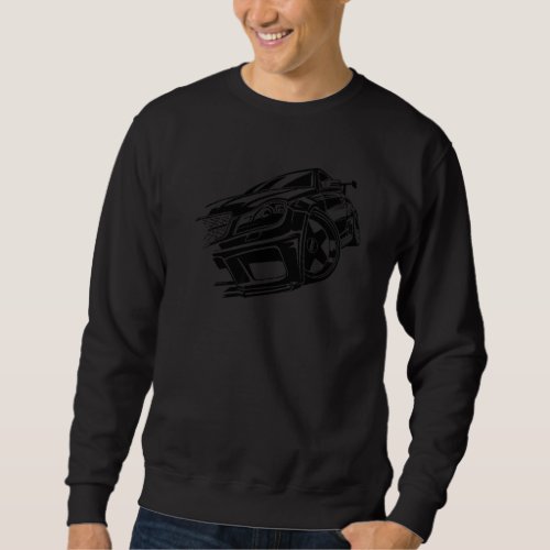 Great Sports Car  Automobile Tire Racing Racer Sweatshirt