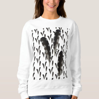 Great Spotted Woodpecker Feathers Sweatshirt