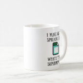 Great Spreadsheets Superpower Mug (Front Right)