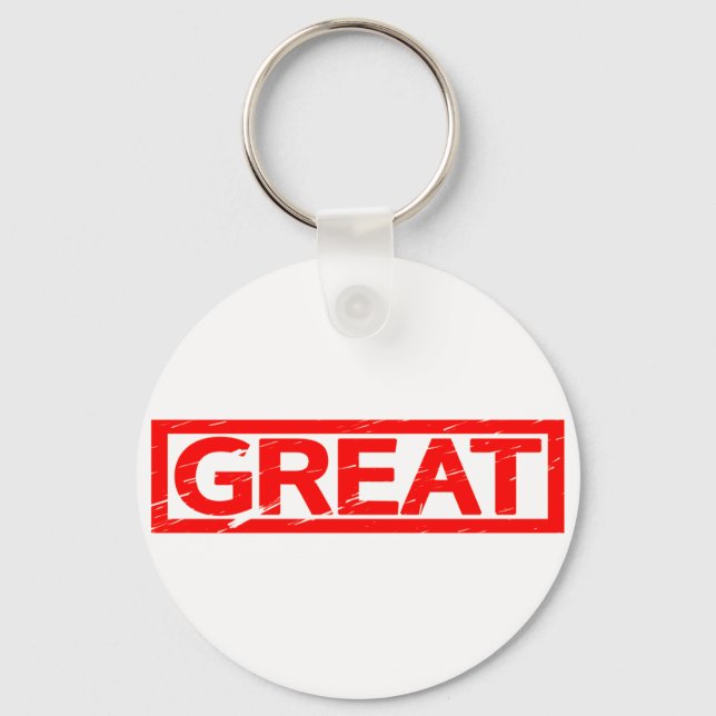 Great Stamp Keychain (Front)