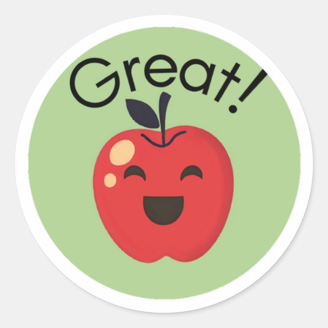 "Great" Stickers by Little Mind (Front)