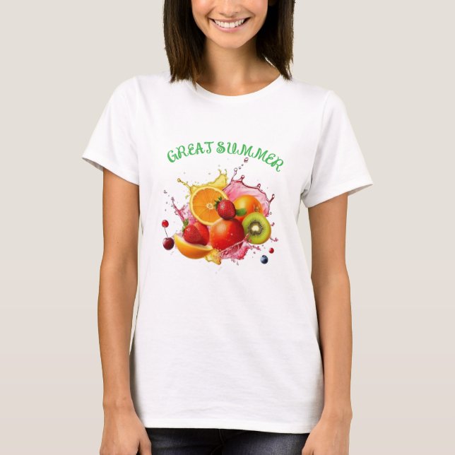 Great Summer Fruit Tee – Colorful & Fun (Front)