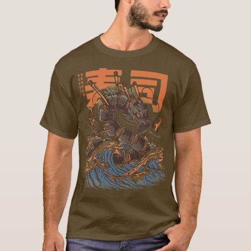 Great Sushi Dragon   T_Shirt