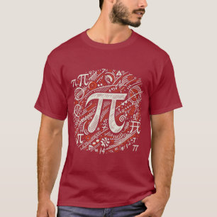 Great T-shirt with the Pi symbol, for scientists