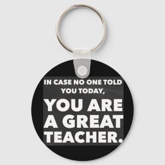 Great teacher keychain