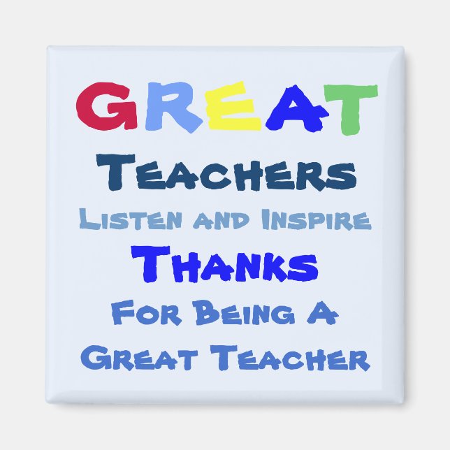 Great Teacher Magnet (Front)