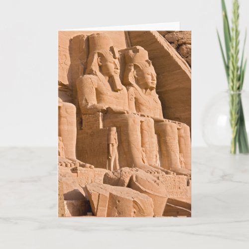 Great Temple of Abu Simbel _ Ramses II _ Egypt Card