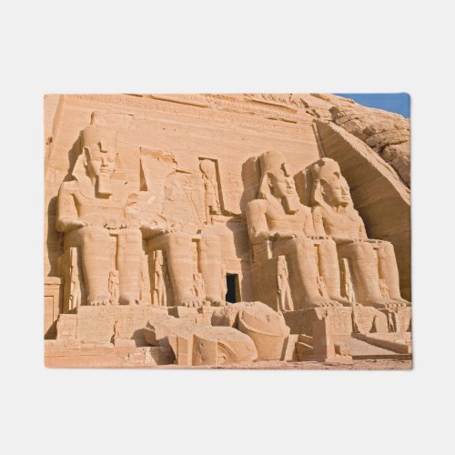 Great Temple of Abu Simbel _ Ramses II _ Egypt Doormat