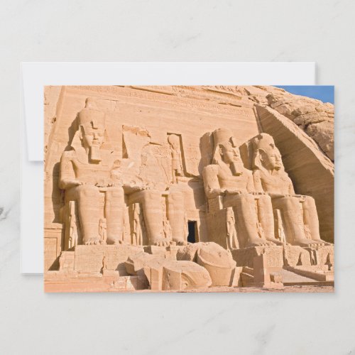 Great Temple of Abu Simbel _ Ramses II _ Egypt Invitation