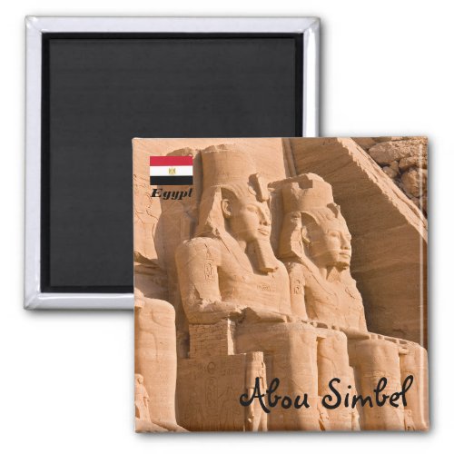 Great Temple of Abu Simbel _ Ramses II _ Egypt Magnet
