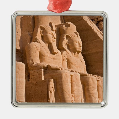 Great Temple of Abu Simbel _ Ramses II _ Egypt Metal Ornament
