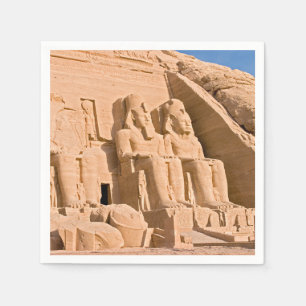 Great Temple of Abu Simbel - Ramses II - Egypt Napkins