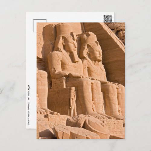 Great Temple of Abu Simbel _ Ramses II _ Egypt Postcard
