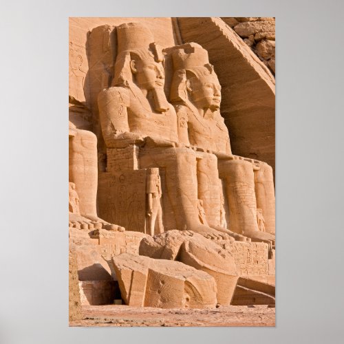 Great Temple of Abu Simbel _ Ramses II _ Egypt Poster