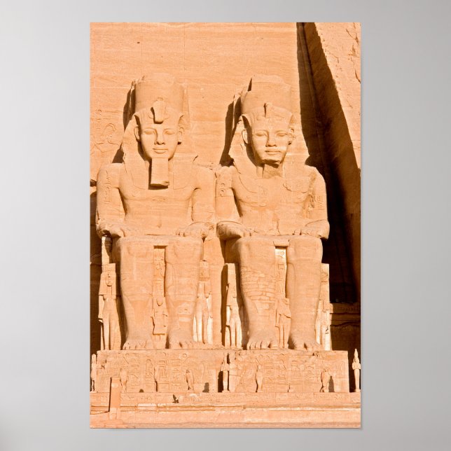 Great Temple of Abu Simbel - Ramses II - Egypt Poster (Front)