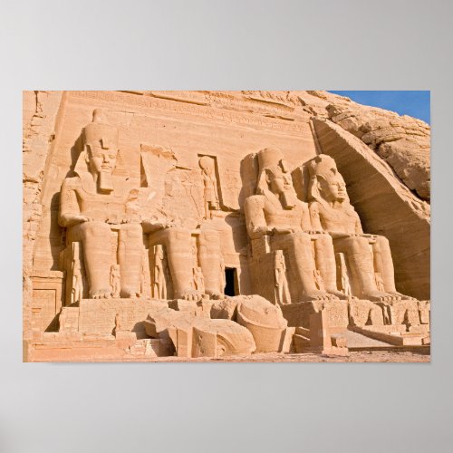Great Temple of Abu Simbel _ Ramses II _ Egypt Poster