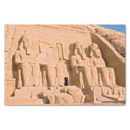 Great Temple of Abu Simbel _ Ramses II _ Egypt Tissue Paper
