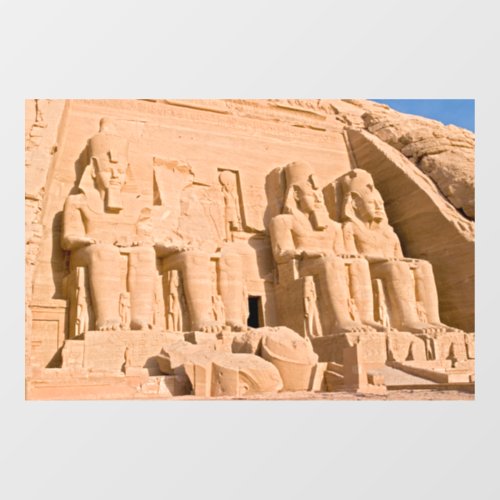 Great Temple of Abu Simbel _ Ramses II _ Egypt Window Cling