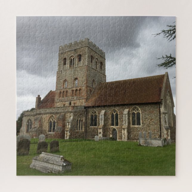 Great Tey, English parish church Jigsaw Puzzle (Vertical)